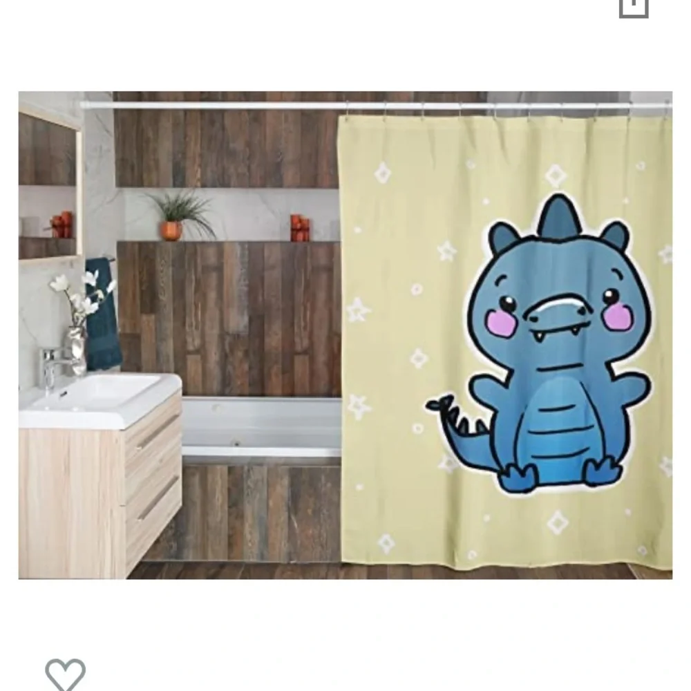 NWOT kids dinosaur 72x72 shower curtain.